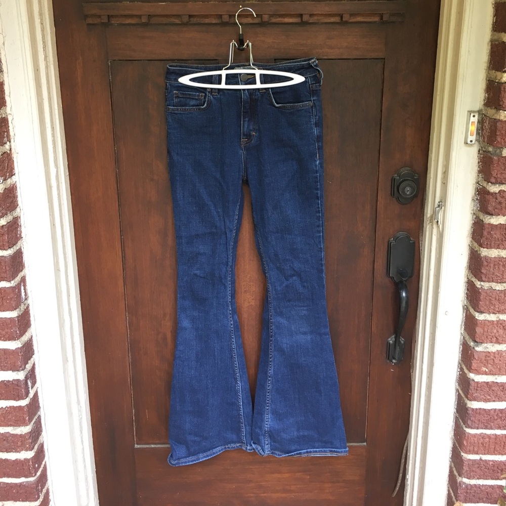 Free People High-Waisted Flare Jeans